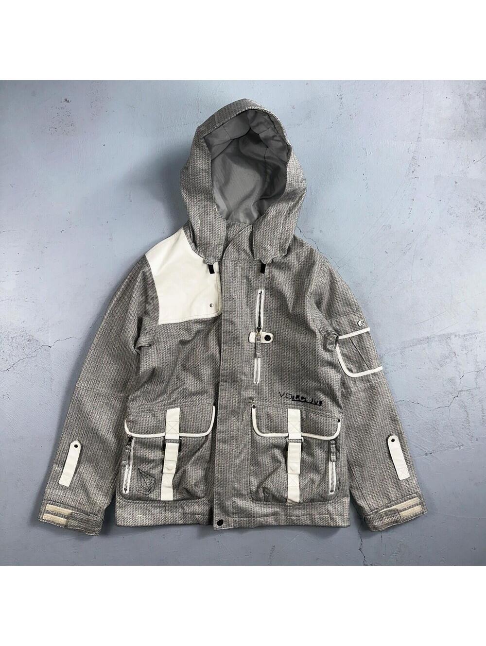 Volcom Snowboarding Jacket Men's Size Small Transition Parka Gray Ski